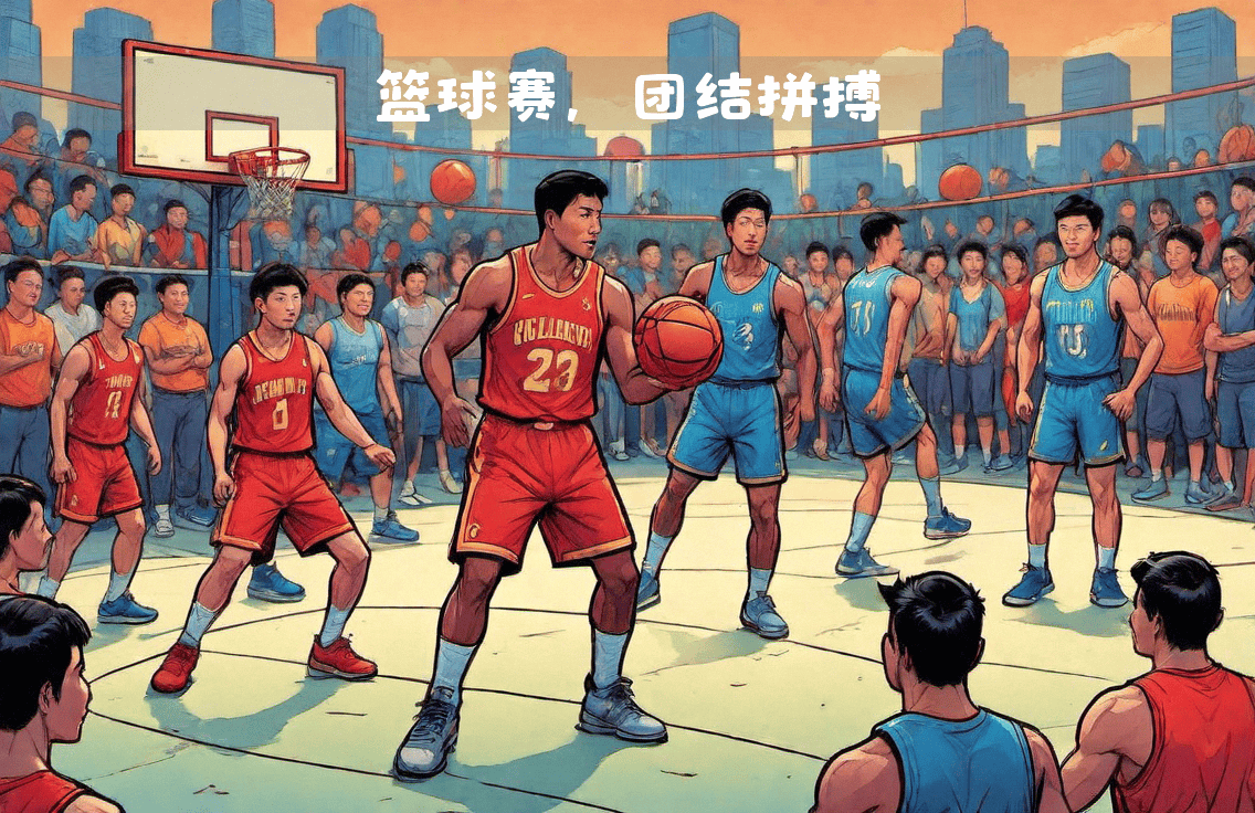 球员们在比赛中尽展拼搏精神